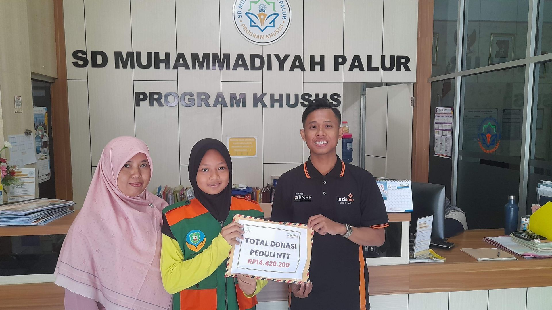 Satu Amplop Sejuta Harapan: Aksi Solidaritas Keluarga Besar SD Muhammadiyah Palur bagi NTT