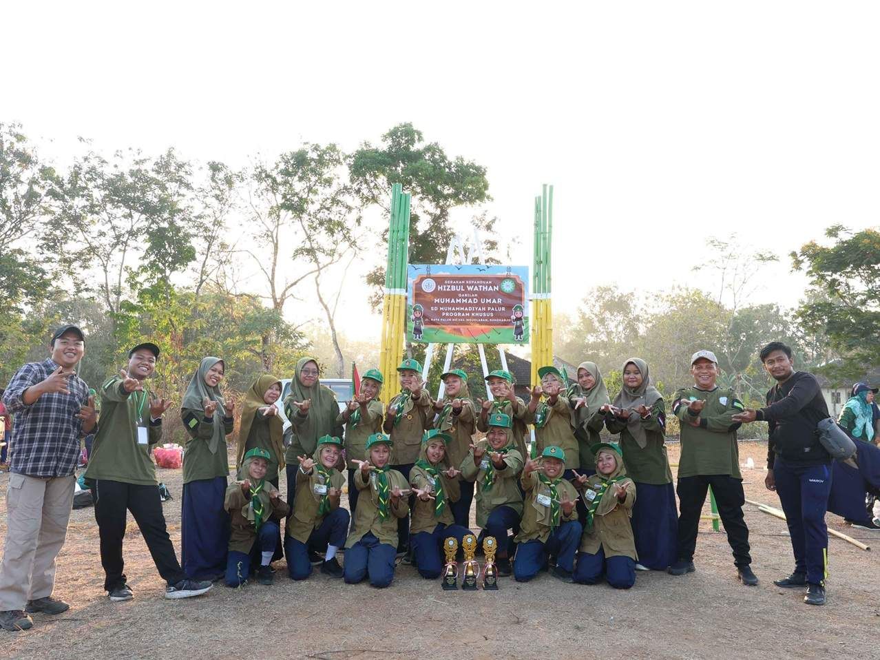 Borong Tiga Piala Sekaligus, Srikandi Pandu Athfal SD Muh Palur Buktikan Kerja Keras Tim